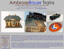 Tablet Screenshot of ambrosebauer.com